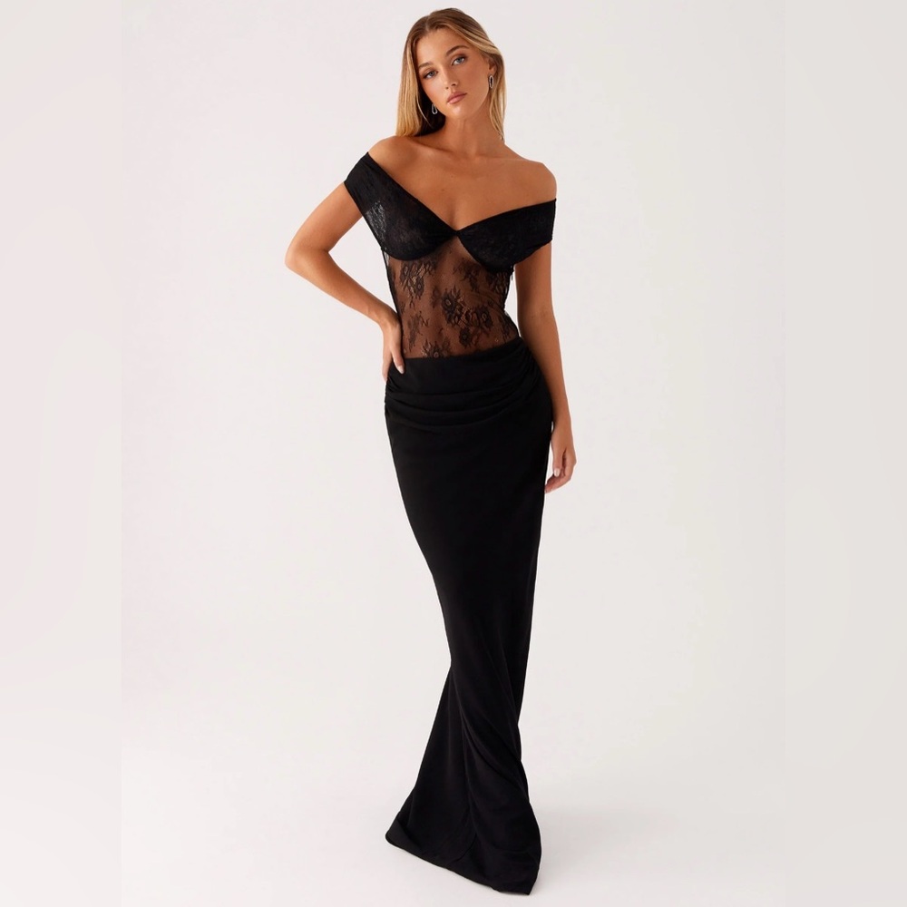 Peppermayo Black Elle Maxi Dress